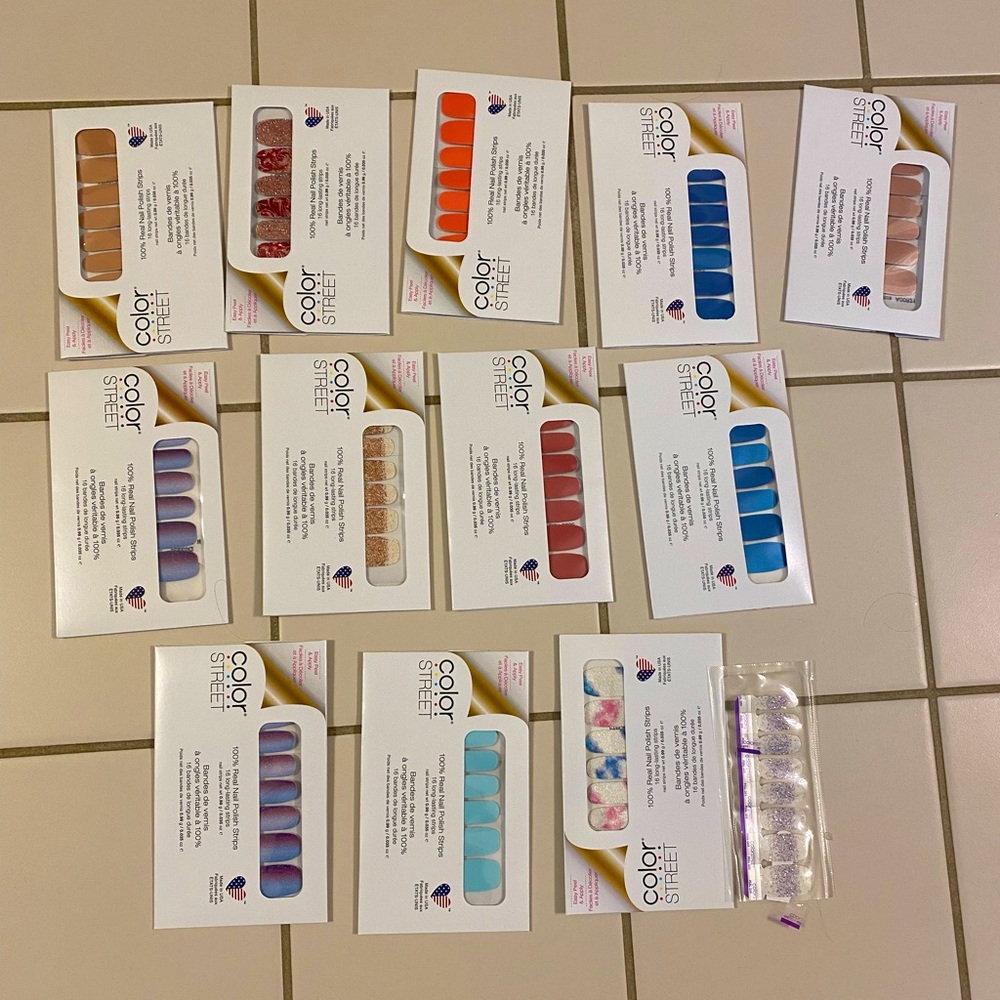 Color Street Nail Sets - 12 brand new sets!